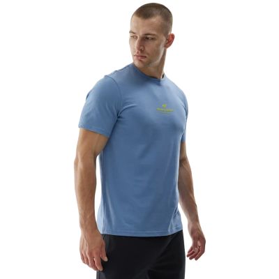 Men's T-shirt 4F M2961 denim 4FWAW25TTSHM2961 32S