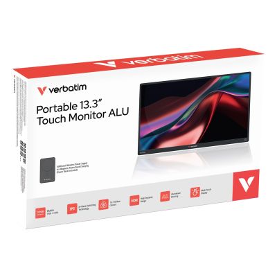 4. Verbatim 32087 Portable TV / Monitor Portable Monitor Black 33.8 cm (13.3") 1920 x 1200 px