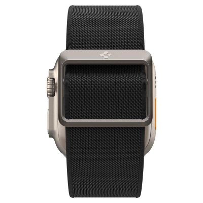 11. Spigen Fit Lite Ultra Strap for Apple Watch 4/5/6/7/8/9/SE/Ultra (42/44/45/49 mm) - Black