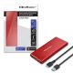 6. QOLTEC M.2 SSD CASE | SATA | NGFF | USB 3.0 | SUPER SPEED 5GB/S | 2TB | RED