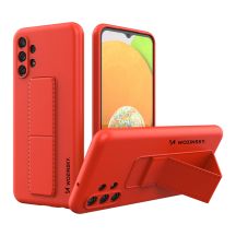Wozinsky Kickstand Case silicone case with stand Samsung Galaxy A13 5G red