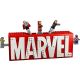 3. LEGO MARVEL SUPER HEROES 76313 MARVEL logo with minifigures