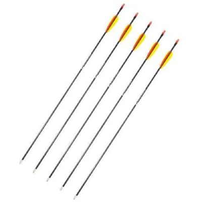 7. Poe Lang 28" Fiberglass Arrows - Set of 5 (D-055-B3)