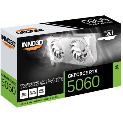 2. graphics card INNO3D RTX 5060 Twin X2 OC 8GB WHITE