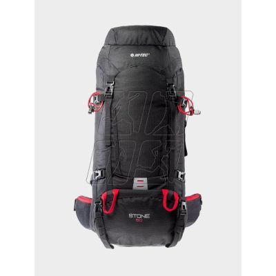 6. Hi-Tec Stone 50 BLACK/RED hiking backpack