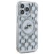 4. Karl Lagerfeld IML Monogram Karl & Choupette Head MagSafe iPhone 15 Pro Case - Clear