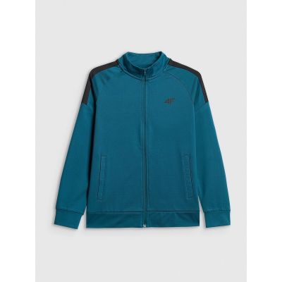 7. Regular sports sweatshirt without hood for boys 4F 4FJRSS26TFSWM0991-46S