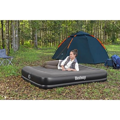 32. Bestway 671BU Air Mattress Double Mattress Gray