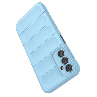 7. Magic Shield Case for Samsung Galaxy A24 4G flexible armored cover light blue