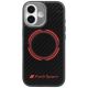 Audi RSQ Carbon Fiber Sport Red Circle MagSafe Case for iPhone 17 - Black