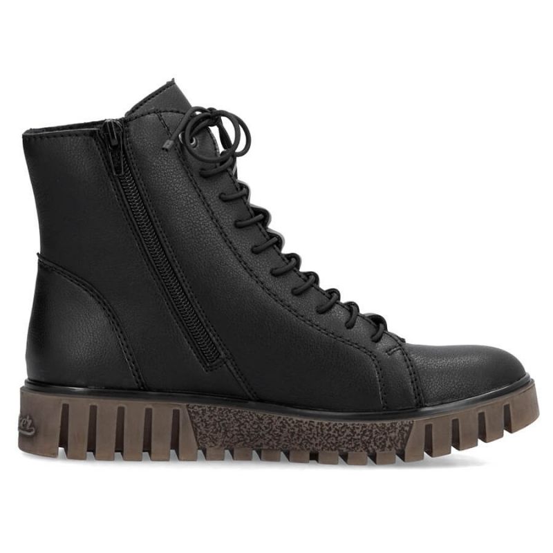 21. Rieker leather ankle boots W Y3410-00 RKR726