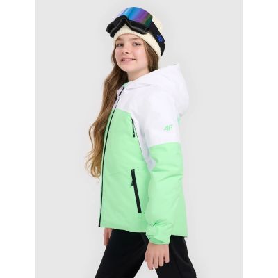 2. Ski jacket 8000 membrane for girls 4F 4FJRAW25TTJAF1037-42N