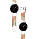2. Strap Moro for Samsung Galaxy Watch 40 / 41 / 42 / 43 / 44 mm silicone bracelet watch band - pattern 3