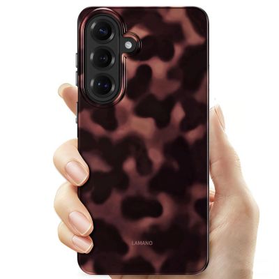 4. Tech-Protect Lamano MagSafe Case for Samsung Galaxy S26 - Brown and Black