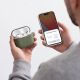 10. Tech-Protect Silicone Hook Case for AirPods 4 - Green