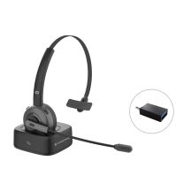 Conceptronic POLONA03BD Headphones/Headset Wireless Headband Office/Call Center Bluetooth Charging Base Black