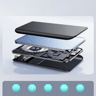 8. Joyroom JR-QP192 Star Series Mini 20000mAh 22.5W Powerbank with Digital Display - Black