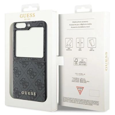 8. Guess 4G Charms Collection case for Samsung Galaxy Z Flip 5 - gray