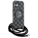 3. Karl Lagerfeld IML Crossbody Monogram Karl & Choupette Head MagSafe iPhone 16 Case - Black
