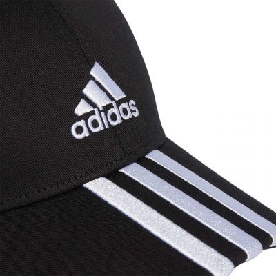 5. adidas Baseball 3-Stripes Cotton Twill Baseball Cap IB3242