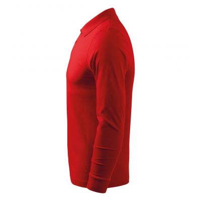 2. Malfini Single J. LS M MLI-21107 red polo shirt