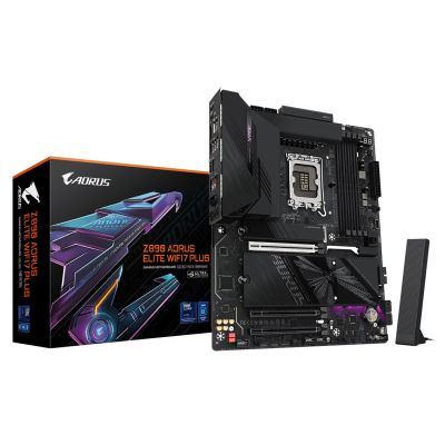 6. GIGABYTE Z890 AORUS ELITE WIFI7 PLUS Intel Z890 LGA 1851 (Socket V1) ATX