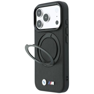 2. BMW Kevlar Ring Stand 360 MagSafe Case for iPhone 18 Pro Max / 17 Pro Max - Black