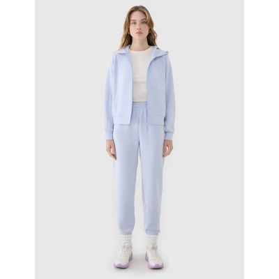 6. Women's sweatpants joggers with modal 4F 4FWSS25TTROF1010-34S