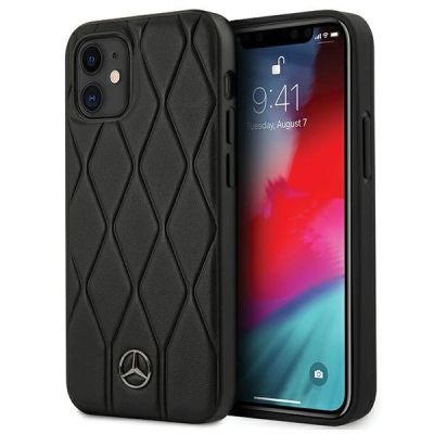Mercedes Wave Line Case for iPhone 12 mini - Black