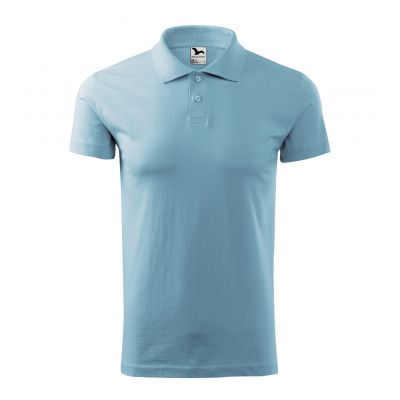 7. Malfini Single J. M MLI-20215 blue polo shirt