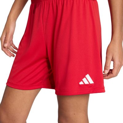4. adidas Entrada 26 women's shorts red JZ2536