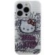 3. Hello Kitty IML Kitty On Bricks Graffiti case for iPhone 14 Pro Max - white