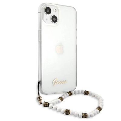 4. Guess GUHCP13SKPSWH iPhone 13 mini 5.4" Transparent hardcase White Pearl
