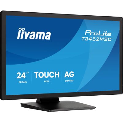 2. iiyama ProLite T2452MSC-B2AG computer monitor 61 cm (24") 1920 x 1080 px Full HD LED Touchscreen Black