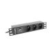 Lanberg RACK Power Strip PDU-03E-0200-IEC-BK (3 x Type E; 10 A; 2 m; black)
