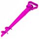 3. PINK PLASTIC UMBRELLA MOUNTING BASE, SCREW-IN