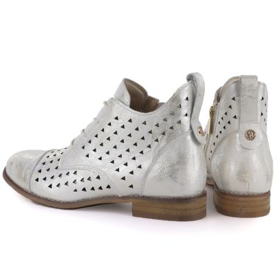 5. Platform Work Boots with Decoration Potocki W WOL106B White