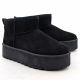 3. Women's black suede snow boots Potocki 16322