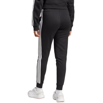 9. adidas Essentials 3-Stripes Fleece Slim W Pants JX2543