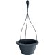 7. RESPANA HANGING FLOWER POT ANTHRACITE 24CM