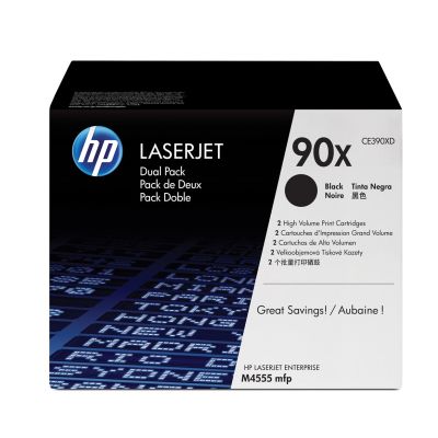HP Toner (CE390XD) No. 90X HP90X Twin Pack HP 90X Cartridge (CE390XD)