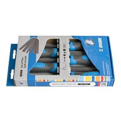 UNIOR Set of files, half-smooth files 762/5 1/2S