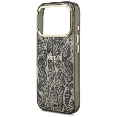6. Guess Python Pattern MagSafe Case for iPhone 17 Pro - Black
