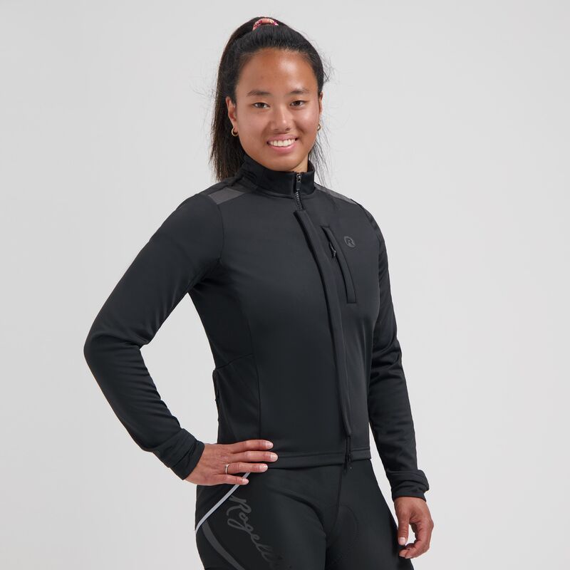 3. Rogelli women's winter jacket DEEP WINTER black XL