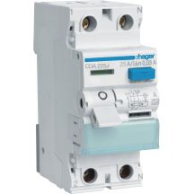 CDA225J 25A/ 30MA/A DIFFERENTIAL CIRCUIT BREAKER 25A 2P 2M 30MA A 6KA