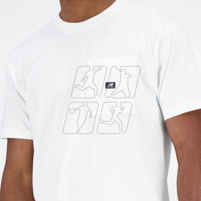 4. New Balance t-shirt Essentials Reimagined Cott M MT31542WT