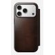 5. Nomad Modern Leather Folio Cell Phone Case 16 cm (6.3") Brown