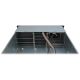 6. Inter-Tech 3U-30248 Black Stainless Steel Stand