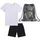 Boy's set 4F M073 T-shirt, shorts, bag 4FJWSS26TAPSM073 90S