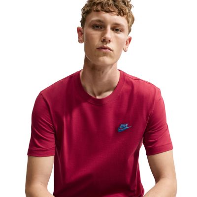 5. Nike Club Tee Men's T-Shirt Red AR4997 608